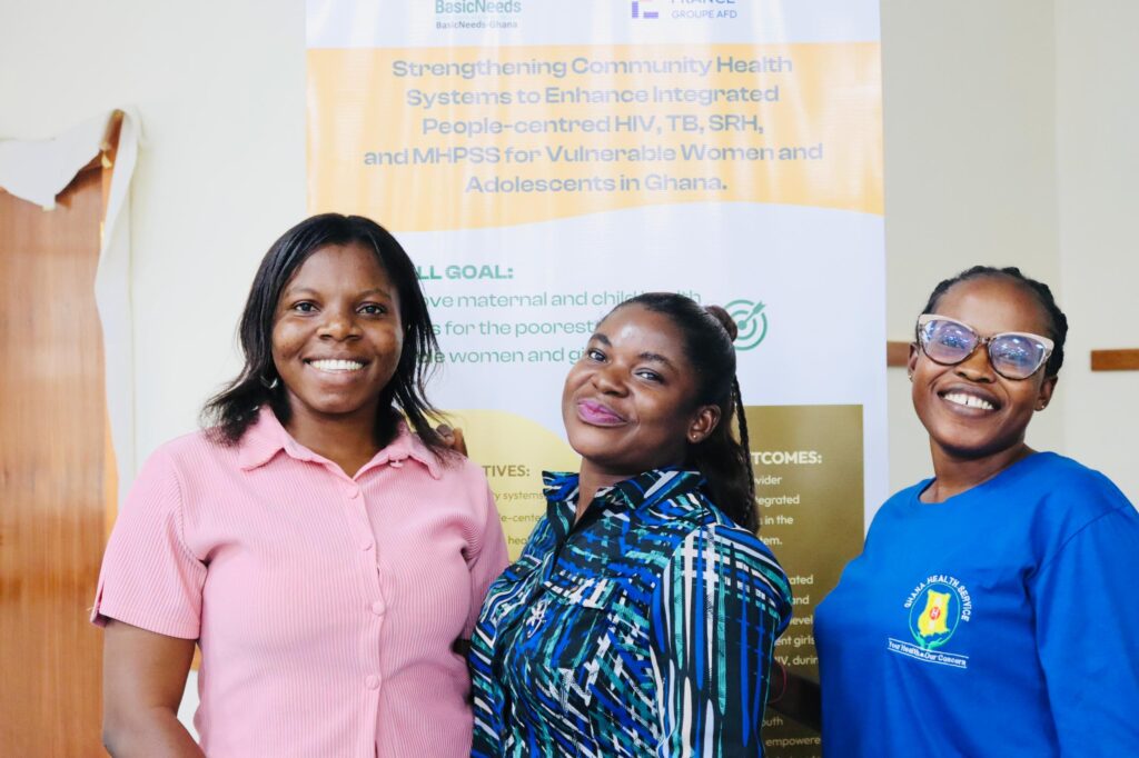 Team members at the HIV, TB, SRH and MHPSS project launch