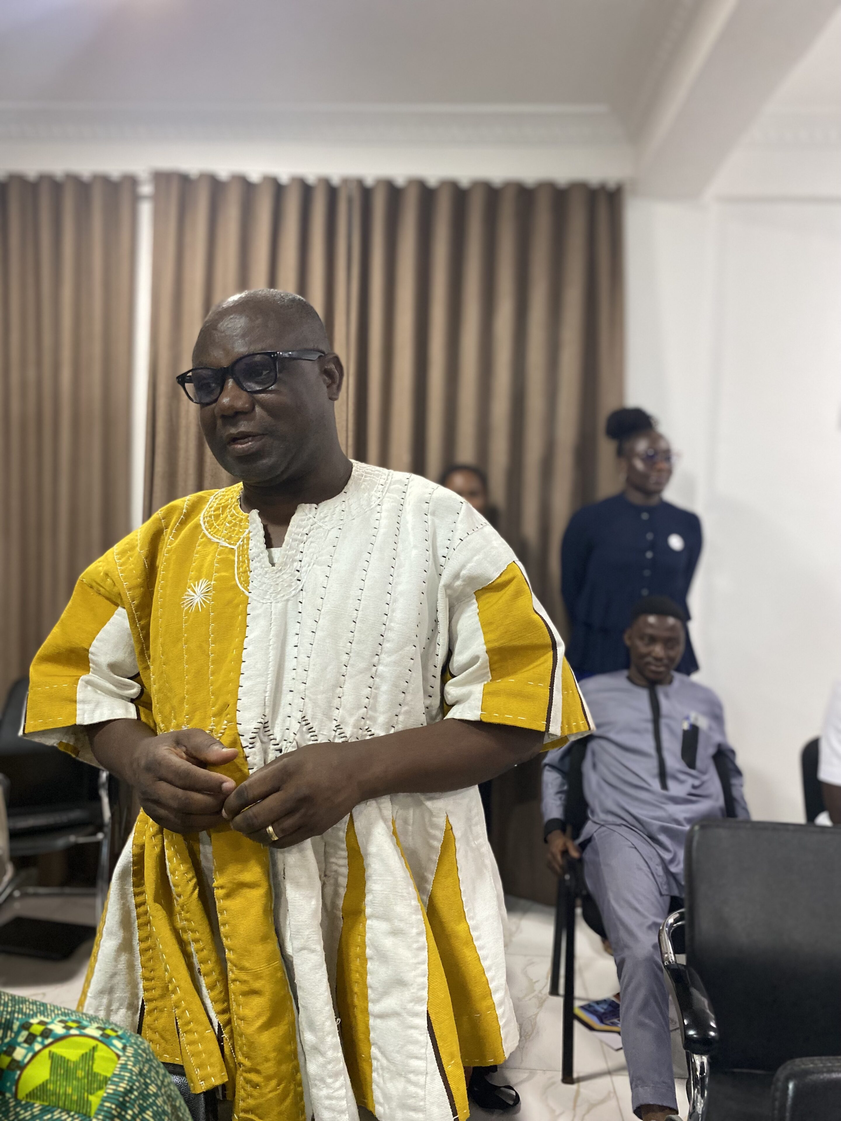 Speaker at the Mental Health Alliance meeting in Tamale